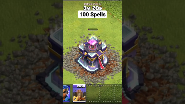 140 Earthquake spells distroyed Town hall 15: Clash of Clans 2023 @championgirlCOC #best