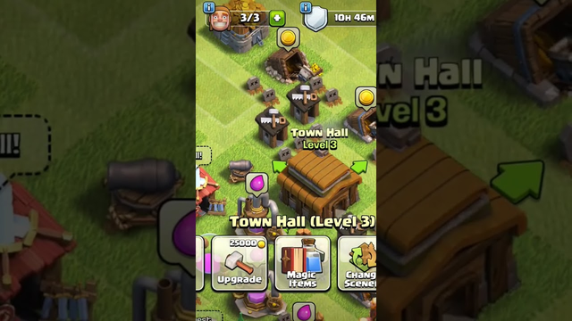I have 3 Builders at townhall 3 in Clash Of Clans