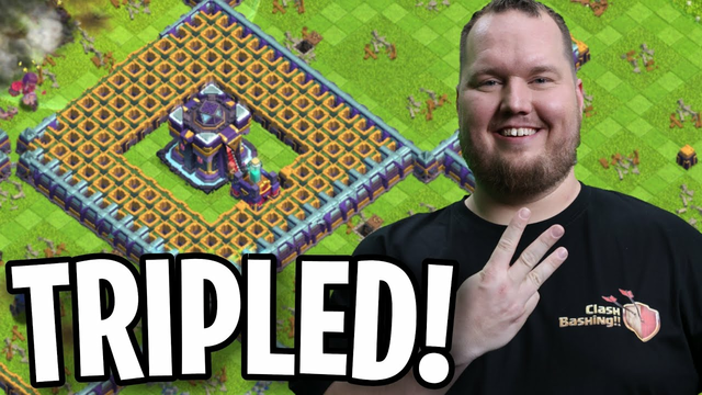 I Finally 3 Starred this Toxic Base with Hybrid! - Clash of Clans