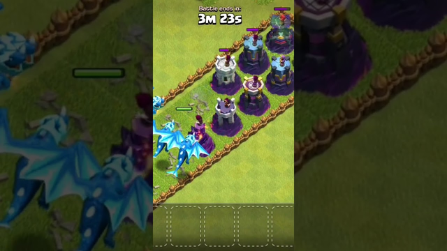 Clash OF Clans Electro Dragon VS Wizard Tower #clashofclans#gameplay #games#gaming #gamingvideos