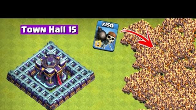 Town hall 15 vs Wall breaker army | Clash of clans