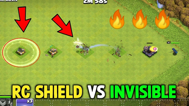 RC Shield Vs Invisible Spell - CLASH OF CLANS Ft. @JudoSloth @sumit007yt