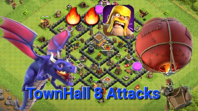Clash Of Clans TownHall 8 Attacks