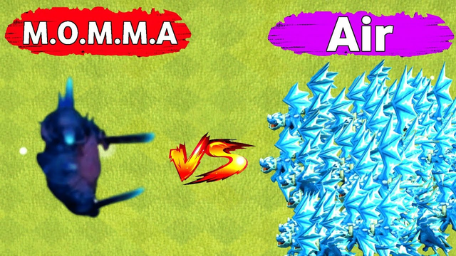 M.O.M.M.A vs All Max Air Troops Challenge | Who Wins? - Clash of Clans
