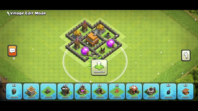 BEST TH 4 BASE -Clash of Clans