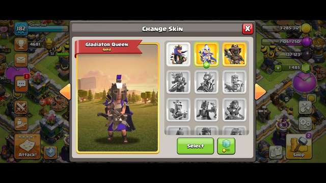 Clash Of Clans Live Base Visit dropping Trophies GamerSsk7 Live