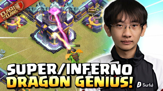INSANE way to use SUPER/INFERNO Dragon attacks in CREATIVE MASTERS! Clash of Clans