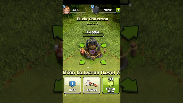 Eaxir Collector Level 1 to 13 / Clash Of Clans / Eaxir Collector All Levels Max #youtubeshorts
