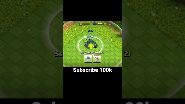 clash of clans scattershot full max gems support #gaming #clashofclans #clash #coc #gamer #shorts