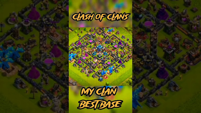 Clash of clans my clan leader base#shorts #viral #coc best bases