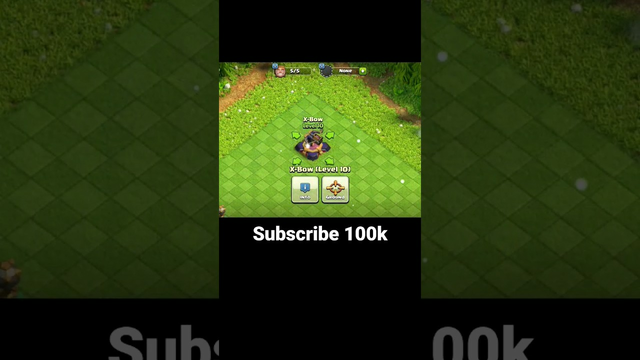 clash of clans x-bow full max gems support #gaming #clashofclans #coc #clash #shortsviral #gamer