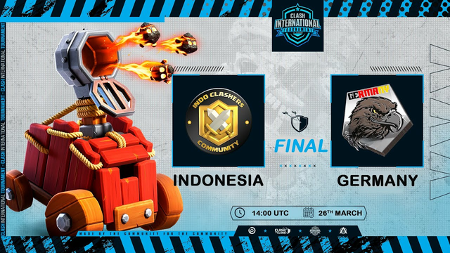 INDONESIA Vs GERMANY - FINAL CLASH INTERNATIONAL TOURNAMENT | Clash of Clans