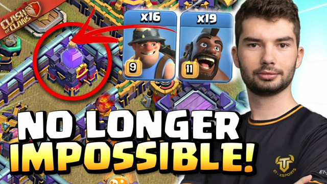 KINGSMAN shows how to triple 2 RAGE TOWER bases with HYBRID in $50,000 Tournament! Clash of Clans