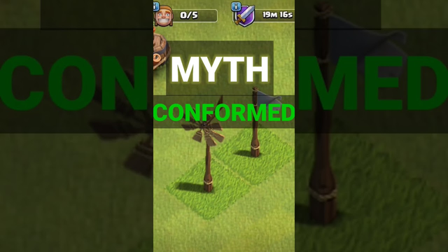 TRYING CLASH OF CLANS OP MYTHS (COC) #gaming #clashofclans #ytshort #gaming shot