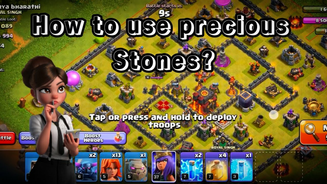 How to use precious stones in clash of clans? ||YA Gaming.