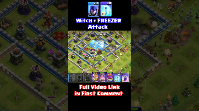 WITCH + FREEZER TH12 Attack #th12 #coc #th12attack #clashofclans #viral