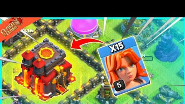 Only Valkyrie 3 Star Challenge in Clash Of Clans