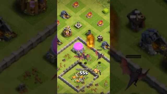 Dragon With Wizard using in clash of clans Th7 cracking full max base #subscribe #clash #clashofclan