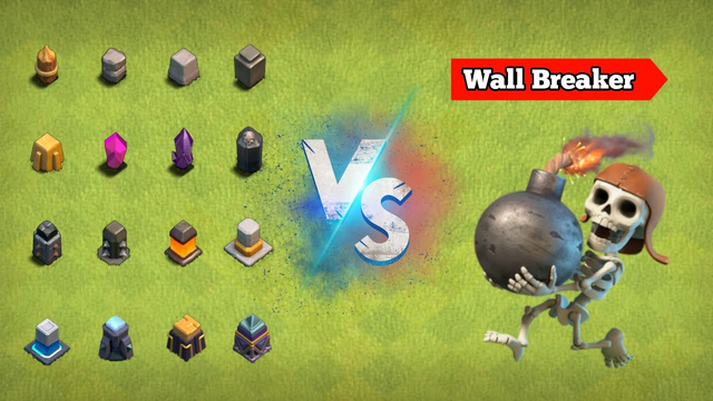 Every Level Walls vs. All Level Wall Breaker | Clash of Clans