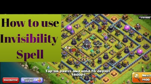 Super Archers and Invisibility spell (Clash of Clans )