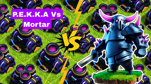 Clash of Clans - Max Level P.E.K.K.A 50 vs Max Level Mortars 200 - Ultimate Battle!