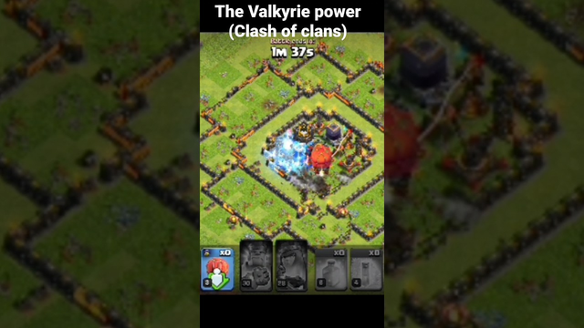 The is Valkyrie power (Clash of clans) #my mobile