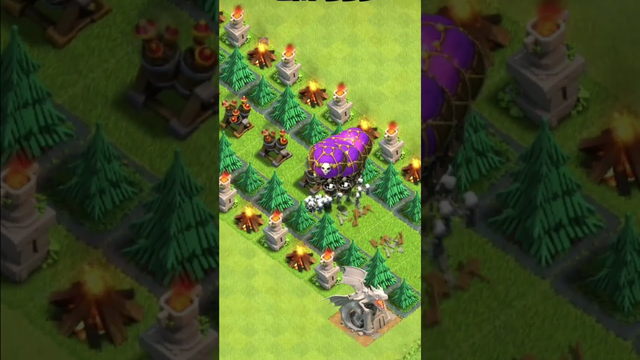 Drop Ship Vs Every Level Air Defense | Clash of Clans #shorts #coc #shortsfeed #cocshorts