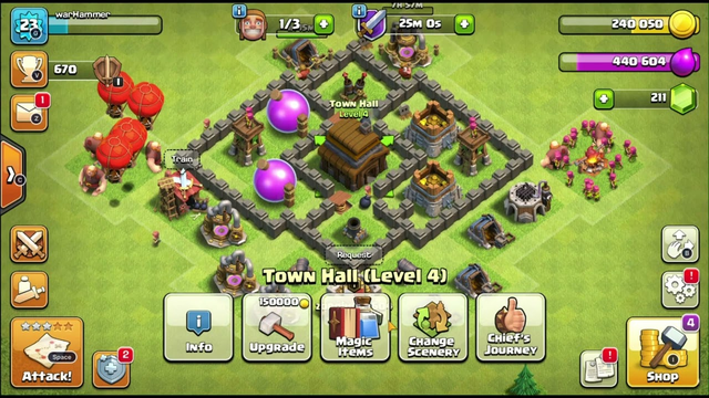 Maxing Out TH4 - Clash of Clans Challenge Completed! #clashofclans #coc #MaxOutUpgrade