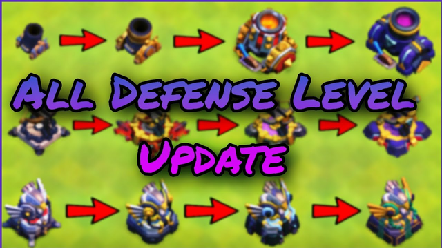 Upgrading All Defense in 8 Minutes | Clash of Clans All Defense Level #clashofclans #coc
