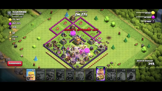 Attack #1 in clash of clans..!!