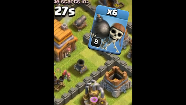 TH4 max v/s 150 wall breakers (clash of clans) #clashofclans #townhall #clash #shortvideo #shorts
