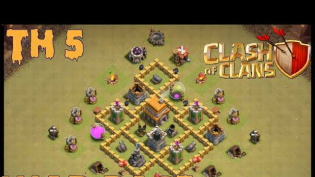 Clash Of Clans War Base Th 5|CoC town hall th 5 Best war bese| CoC town hall th 5 home base#coc