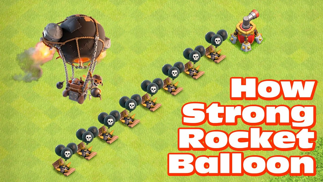 How Strong is Rocket Balloon, Compare with Balloon | Clash of Clans Tips and Tric