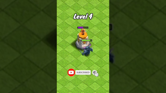Pekka Level 1 Vs Every Level Super Wizard Tower | Clash Of Clans #clancapital #coc #shorts