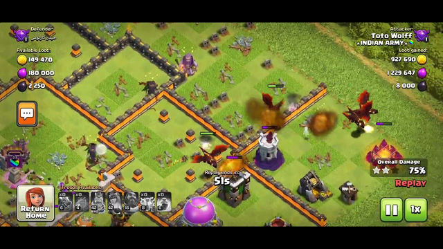 Biggest loot 1Mn+ in Clash of clans (2023 version) - TH10.