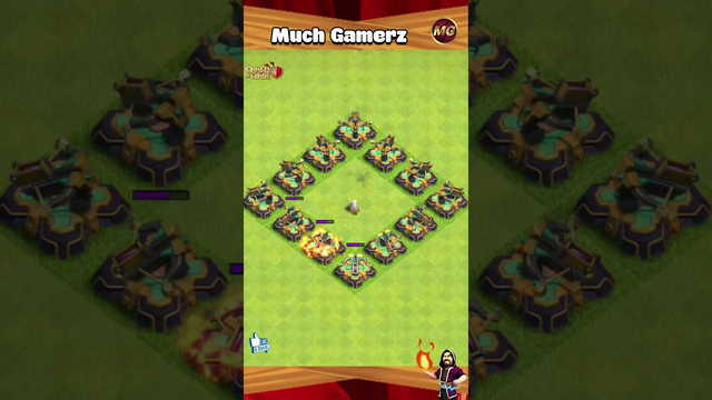 Deadly X-Bow Base Vs Super Troops | Clash Of Clans #shorts #coc #shortsfeed #cocshorts