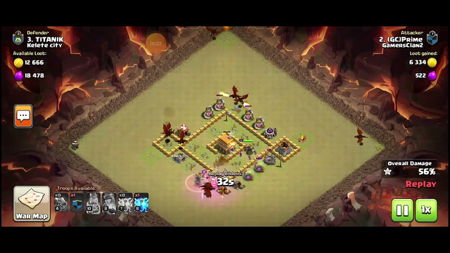 Watching A GamersClan2 Members War Attack On Clash Of Clans