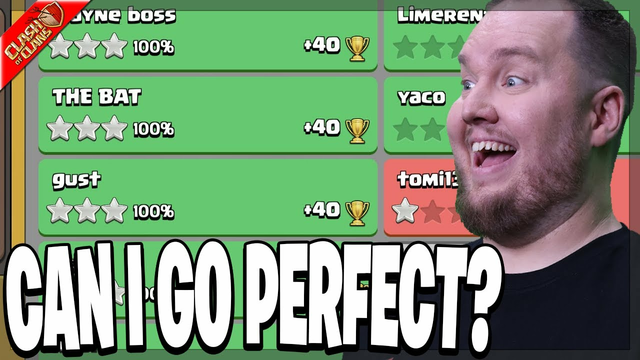 Can I get a PERFECT Legends League Day? - Clash of Clans
