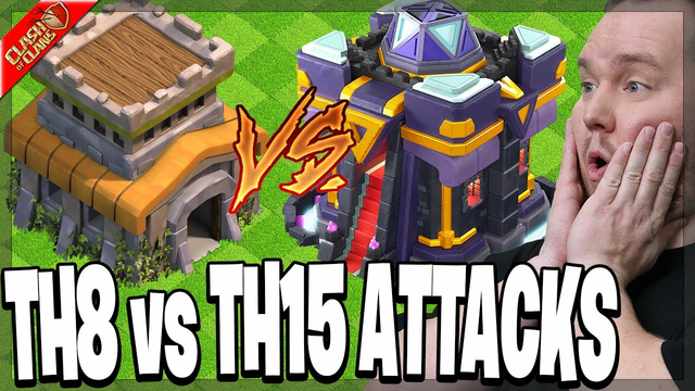 How TH8s Attacks TH15s While Trophy Pushing in Clash of Clans!