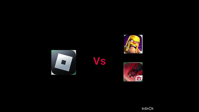 #shorts roblox vs clash of clans and free fire