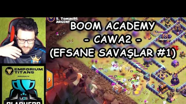 BOOM ACADEMY - CAWA2 ! EFSANE SALDIRILAR #1 - CLASH OF CLANS
