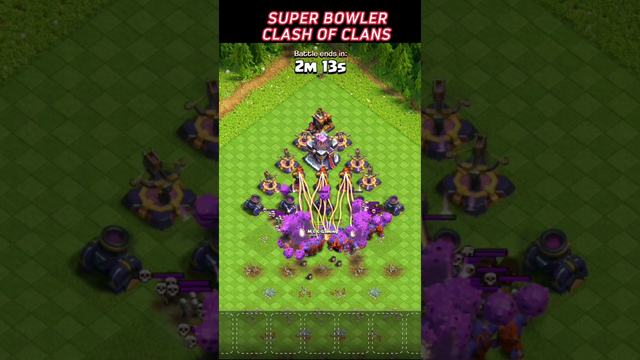 SUPER BOWLER CHALLENGE CLASH OF CLANS #shortvideo #th15coc #clashofclans #clashofclansvideos
