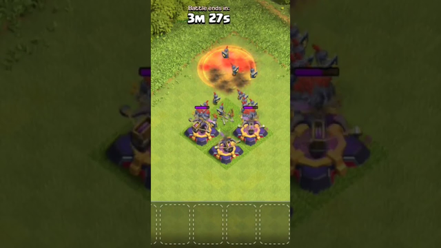 x-Bow vs skeleton spell || clash of clans || coc #coc #clash