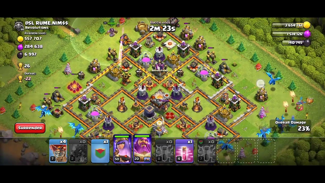 COC ( Clash of Clans) || Lightning spell || Game 2023
