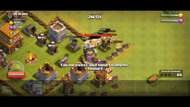 coc || clash of clans || war fight