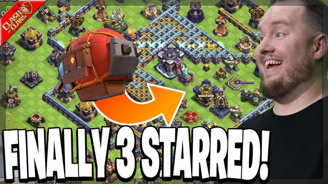 Finally 3 Starring this ANNOYING Base! - Clash of Clans