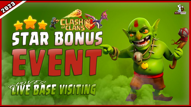 COC LIVE | Star Bonus Event in clash of clan | COC Live Special Base Visiting & Tips and Tricks #coc