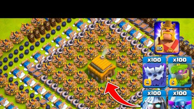 Who Will Get to TH Through The Traps? Challenge Clash of Clans