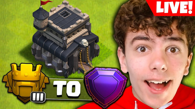 Clash Of Clans Live - Th9 Pushing To Legends - base visiting and  many more!