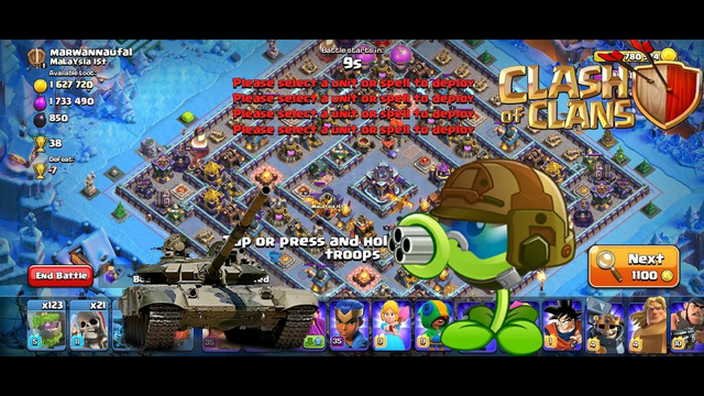 TANK IN COC || COC || CLASH OF CLANS